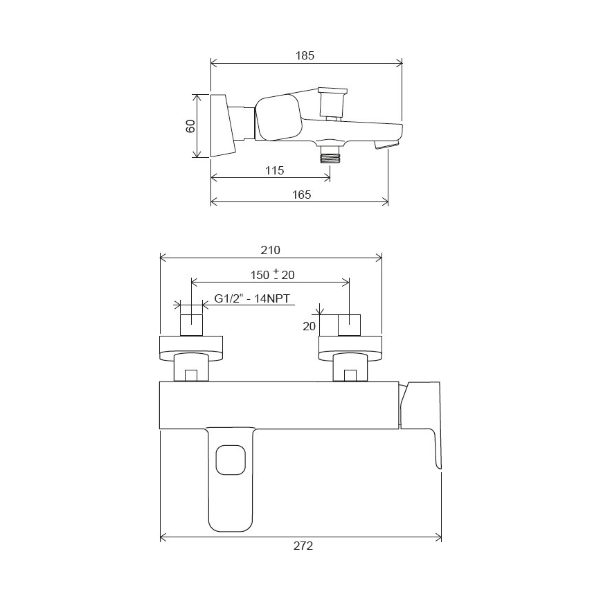 Ravak X070131 - FREE ammehana, kiiltävä kromi