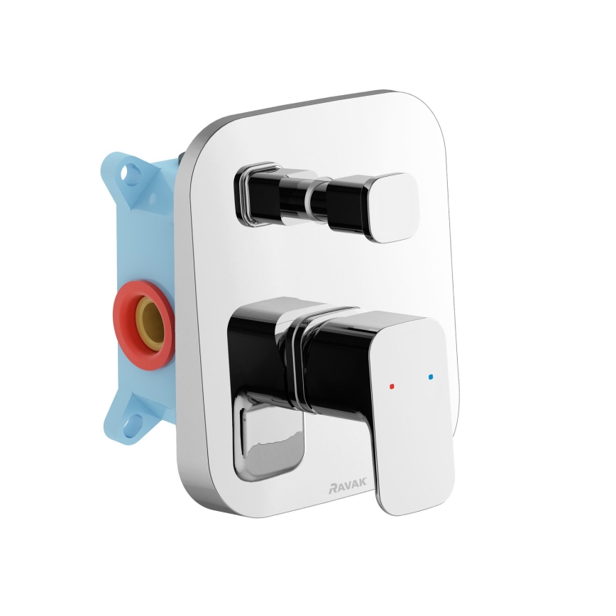 Ravak X070136 - Sisäänrakennettava suihkusekoitin FREE, kiiltävä kromi