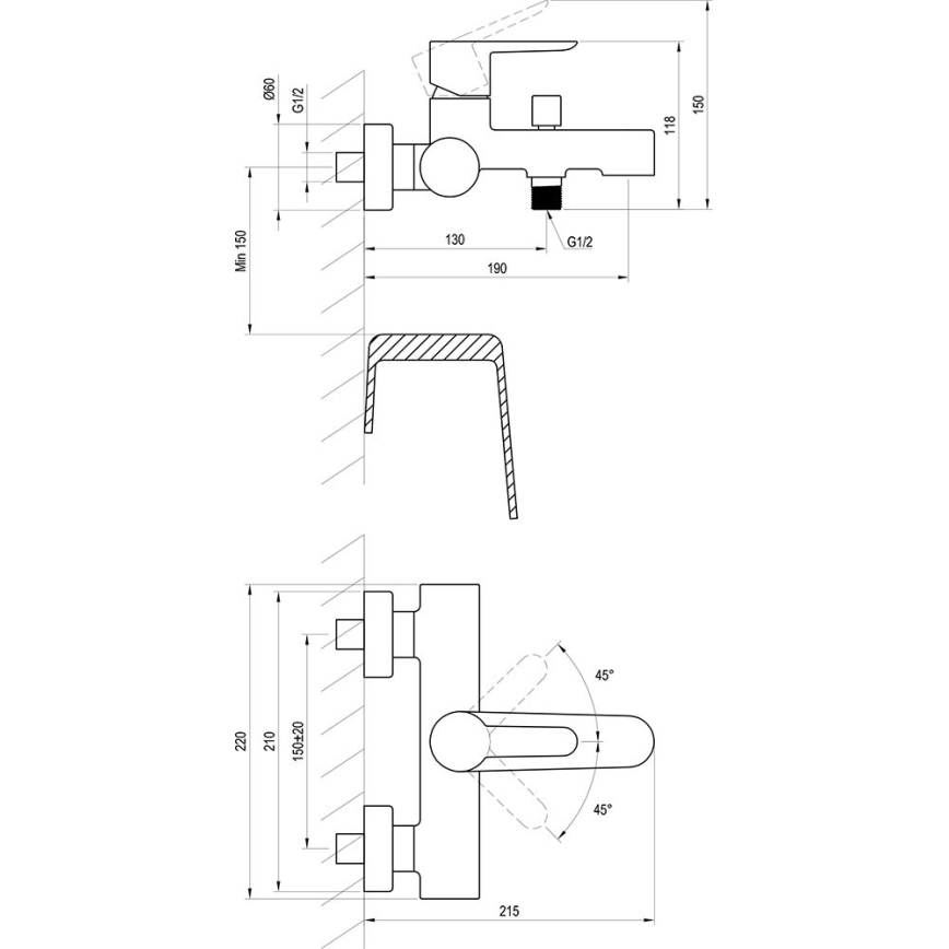 Ravak X070169 - PURI ammehana, kiiltävä kromi