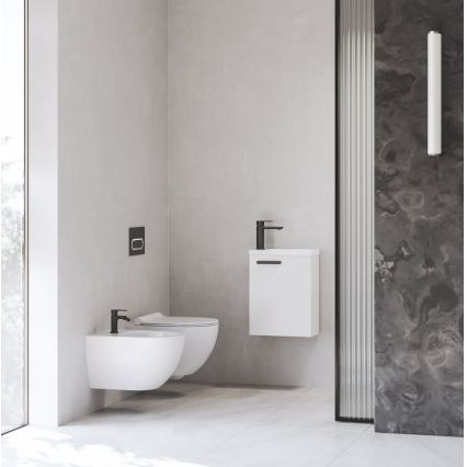 Ravak X070458 - Pesuallashana CHROME 17,7 cm musta