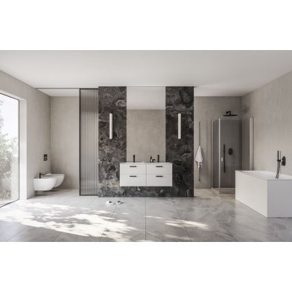 Ravak X070466 - Upotettava suihkusekoitin CHROME musta