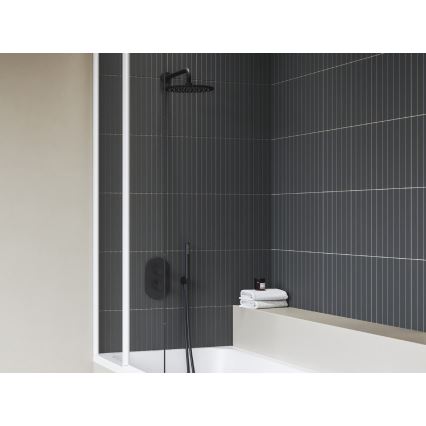 Ravak X070469 - Termostaattinen suihkusekoitin piiloasennukseen CHROME musta