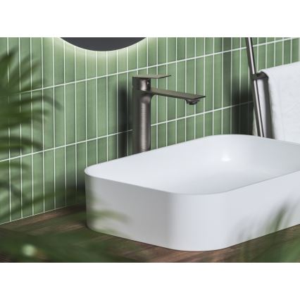 Ravak X070653 - PLAN 30 cm pesuallashana, harjattu grafiitti