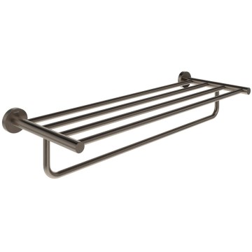 Ravak X07P1331 - Seinään asennettava pyyhetanko KONA 60 cm, harjattu grafiitti