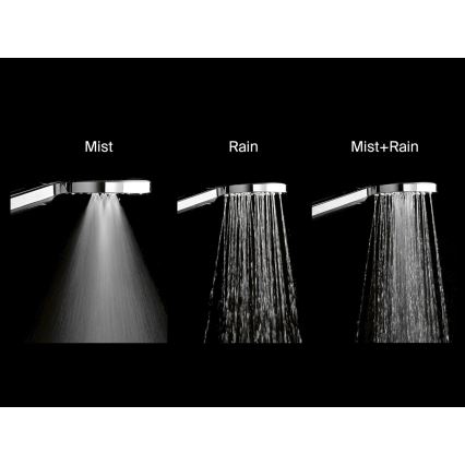 Ravak X07P233 - FLAT-käsisuihku painikkeella, kiiltävä kromi