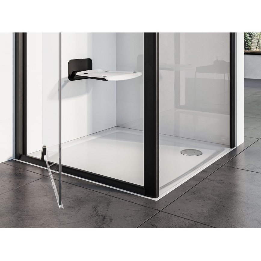 Ravak XA037711010 - PERSEUS neliönmuotoinen suihkuallas 90x90 cm valkoinen