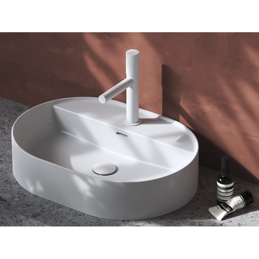 Ravak XJX01155003 - CERAMIC SLIM 55x40 cm tasoallas, keramiikka/valkoinen