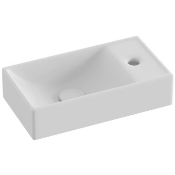 Ravak XJXP1240000 - Seinään asennettava pesuallas VEDA 40,8 x 22,2 cm keramiikka/valkoinen