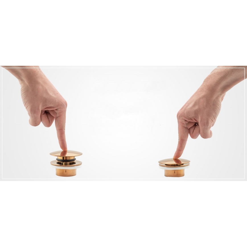 REA-A2360 - Pesualtaan CLICK-CLACK-tyhjennin halkaisija 6,4 cm, kullanvärinen