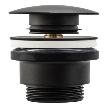 REA-A5216 - Pesualtaan CLICK-CLACK-tyhjennys, halkaisija 6,4 cm, musta