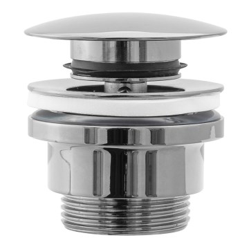 REA-A5217 - Pesualtaan CLICK-CLACK-viemäri Ø 6,4 cm, kiillotettu kromi