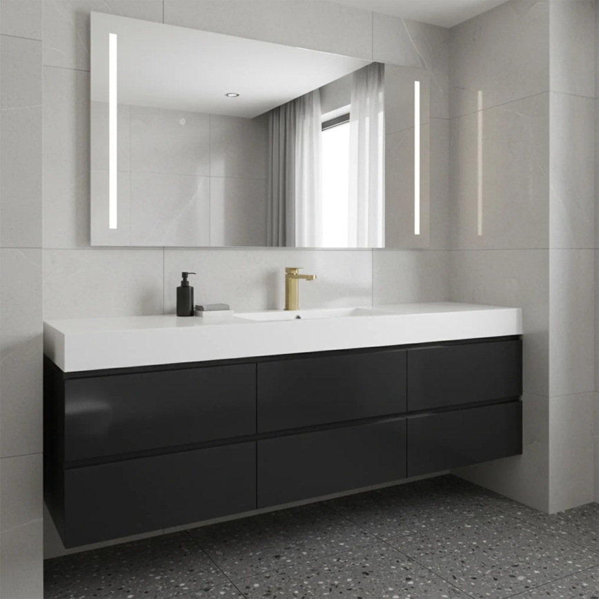 REA-B0976 - Pesuallashana ARLO 17 cm harjattu kulta