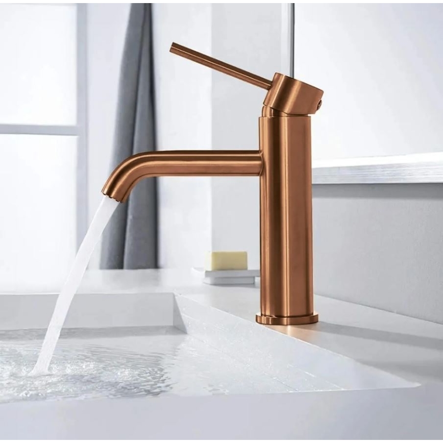 REA-B1112 - Lavuaarihana LUNGO 16,5 cm harjattu kupari