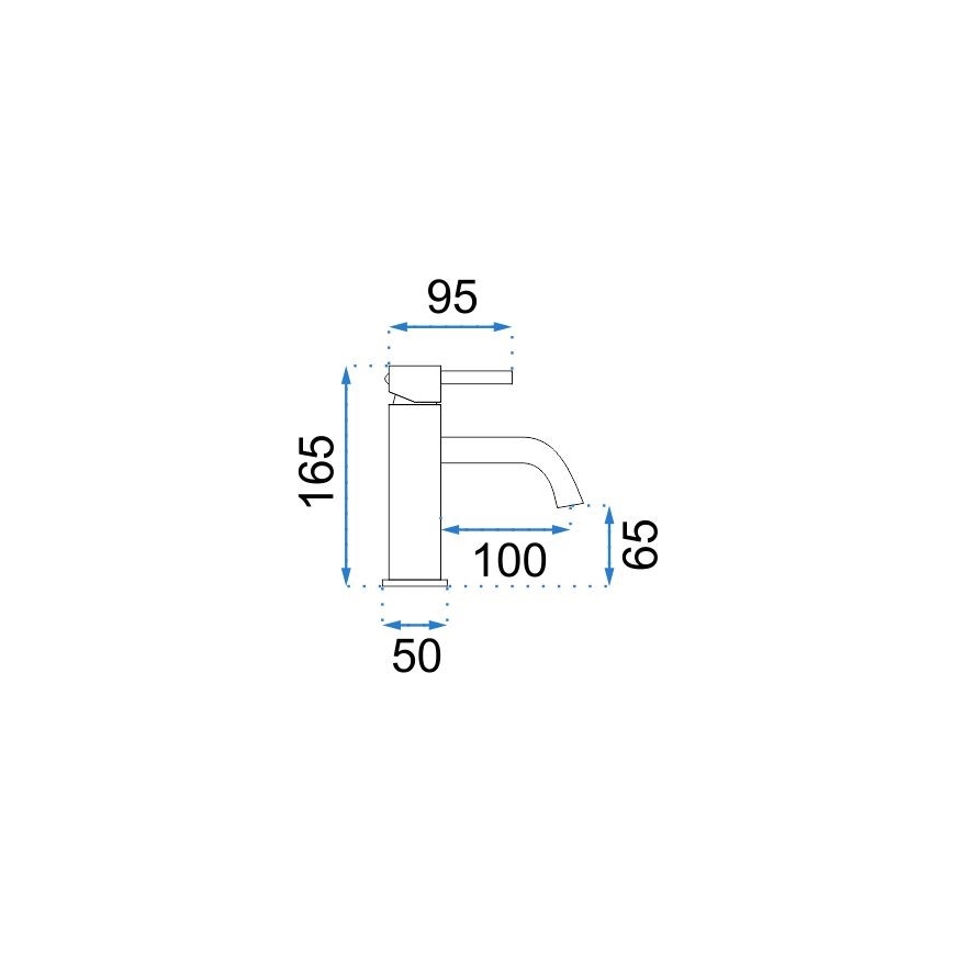 REA-B4102 - Pesuallashana LUNGO 16,5 cm musta