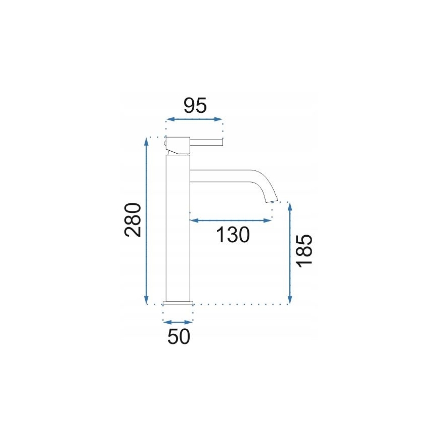 REA-B4526 - LUNGO 28 cm pesuallashana, harjattu kulta