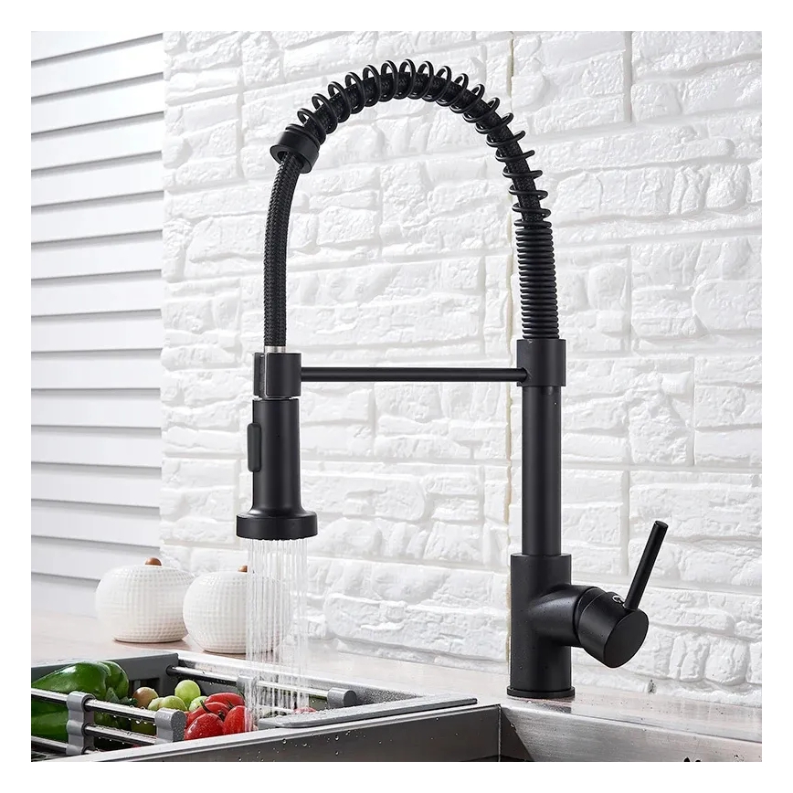 REA-B4820 - Keittiöhana COLIN 42,5 cm vedettävällä suihkupäällä, musta