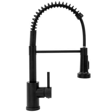 REA-B4820 - Keittiöhana COLIN 42,5 cm vedettävällä suihkupäällä, musta