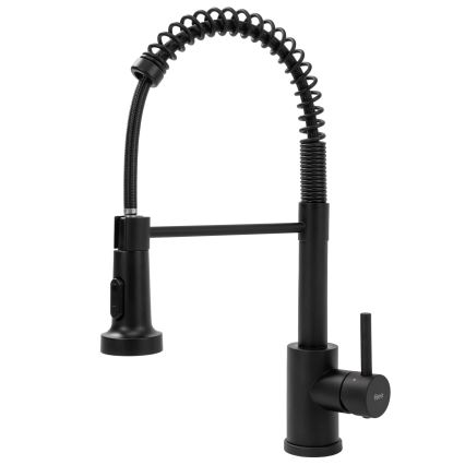 REA-B4820 - Keittiöhana COLIN 42,5 cm vedettävällä suihkupäällä, musta