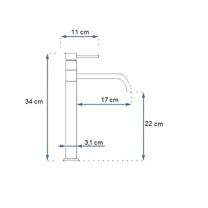 REA-B5002 - Pesuallashana LUGANO 34 cm, kullanvärinen