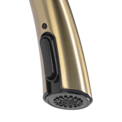 REA-B5312 - Keittiöhana ROSS 43 cm, vedettävällä suihkulla, harjattu kulta