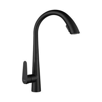 REA-B5313 - Keittiöhana ROSS 43 cm vedettävällä suihkupäällä, musta