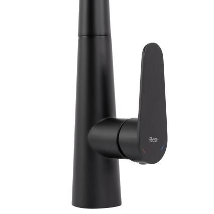 REA-B5313 - Keittiöhana ROSS 43 cm vedettävällä suihkupäällä, musta