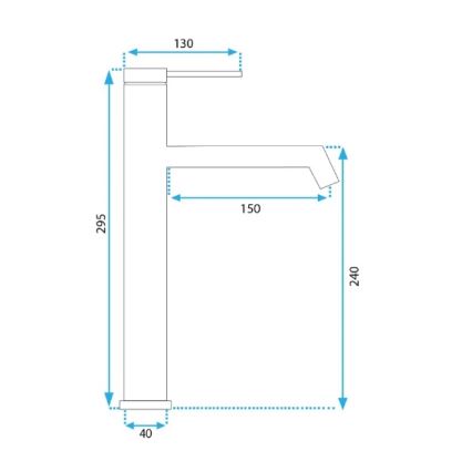 REA-B5320 - FOSS pesuallashana 29,5 cm, mattamusta