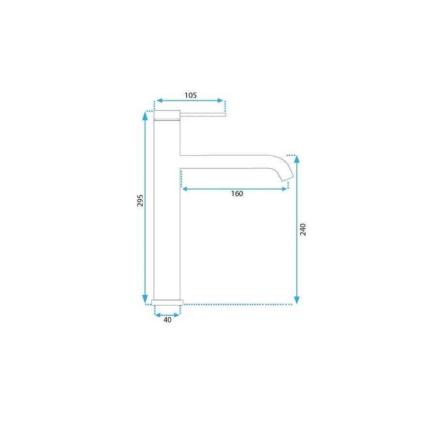 REA-B5330 - Lavuaarihana CLIF 29,5 cm, niklattu
