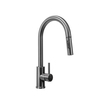 REA-B7437 - Keittiöhana ulosvedettävällä suihkupäällä FRESH 45 cm titaaninvärinen