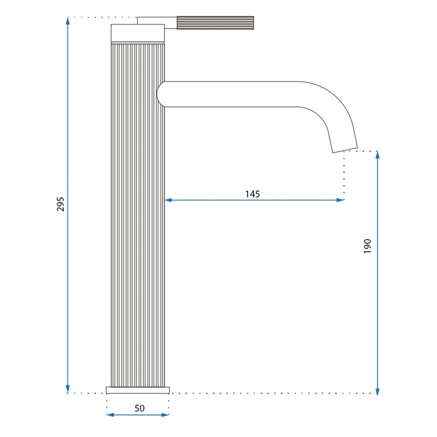 REA-B7802 - Pesualtaan hana ARGON 29,5 cm harjattu kulta
