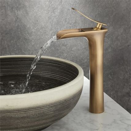 REA-B8120 - Pesuallashana LAGUNA 30 cm harjattu kultapinta