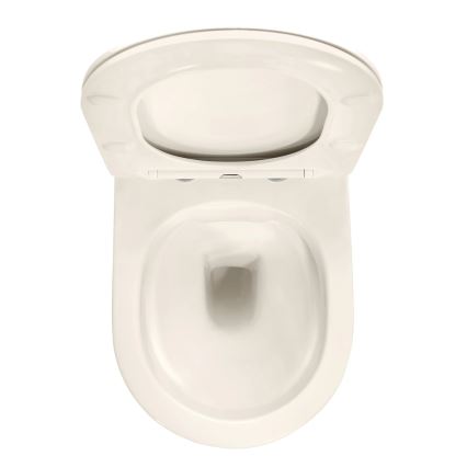 REA-C5500 - Seinään kiinnitettävä WC-istuin istuinkannella CARLO MINI TORNADO RIMLESS keramiikka/kerma