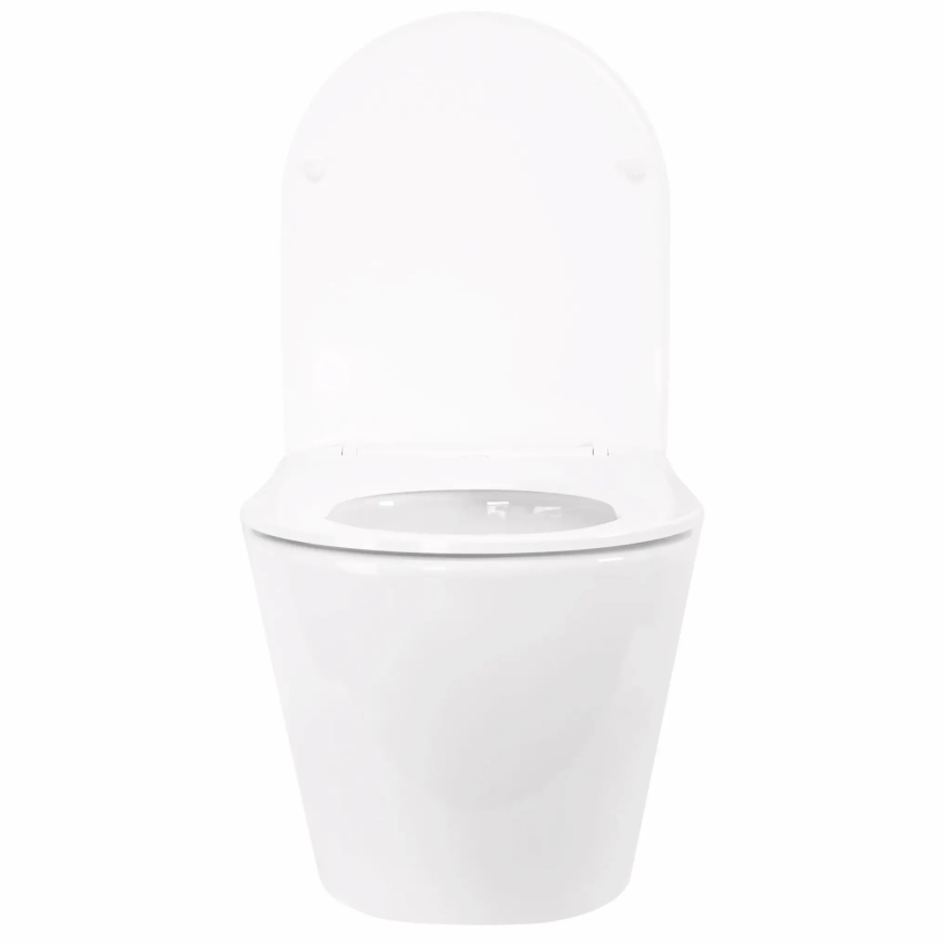 REA-C6800 - Seinään asennettava WC istuinkannella TITO TORNADO RIMLESS, keramiikka/valkoinen