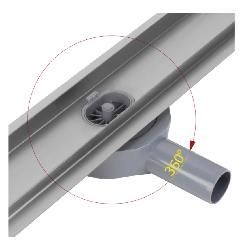 REA-G5808 - NEOX PRO 70 cm lattiakaivoränni, ruostumaton teräs