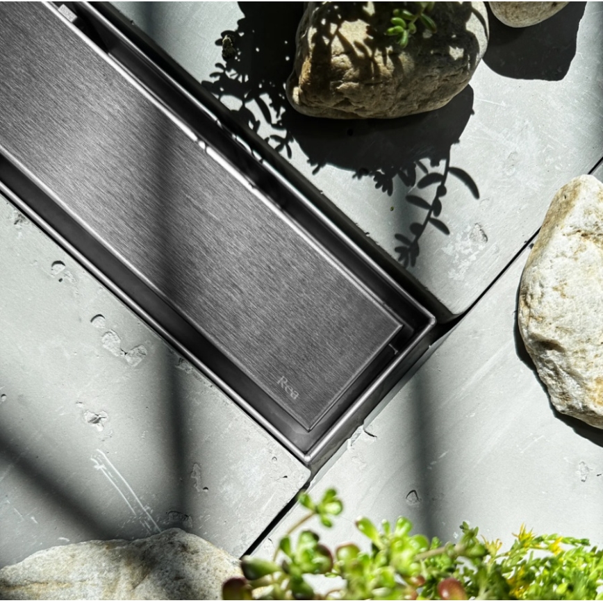 REA-G5808 - NEOX PRO 70 cm lineaarinen lattiakaivo, ruostumaton teräs