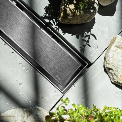 REA-G5810 - NEOX PRO 90 cm lineaarinen lattiakaivo, nikkeli