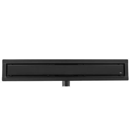 REA-G6605 - Lineaarinen lattiakaivo PURE NEOX 100 cm mattamusta