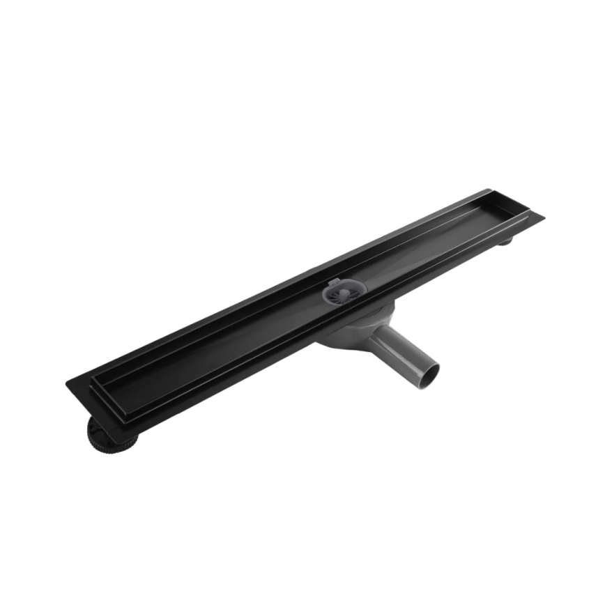 REA-G7803 - Lineaarinen lattiakaivo NEOX PRO 80 cm ruostumaton teräs/musta