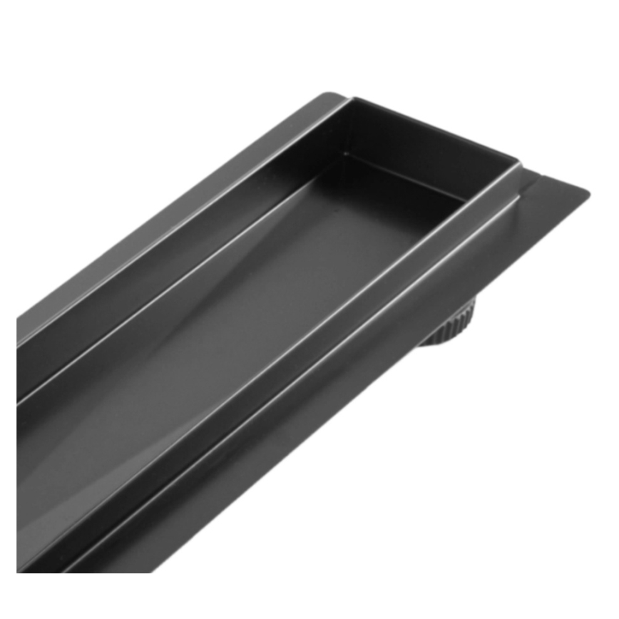 REA-G7803 - Lineaarinen lattiakaivo NEOX PRO 80 cm ruostumaton teräs/musta