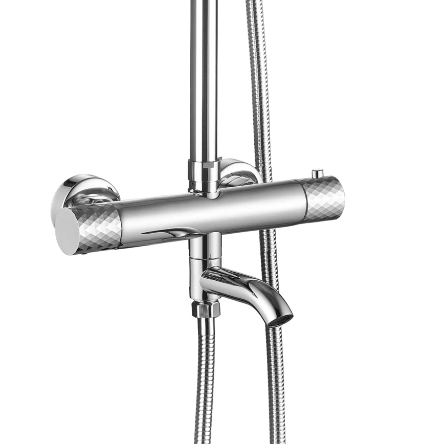 REA-P5961 - LUNGO DIAMOND termostaattinen suihkusetti, kiiltävä kromi