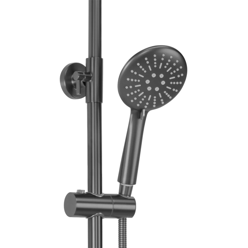 REA-P6386 - LUNGO-suihkusetti termostaattisella hanalla, titaani