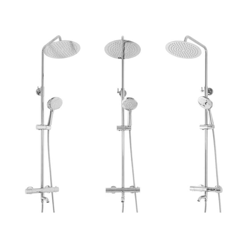 REA-P6607 - LUNGO-termostaattinen suihkusarja, kiiltävä kromi