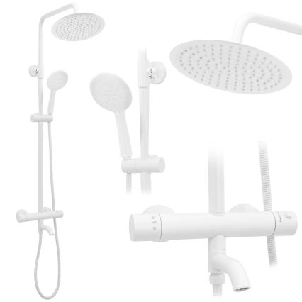 REA-P6608 - LUNGO termostaattinen suihkusetti, mattavalkoinen