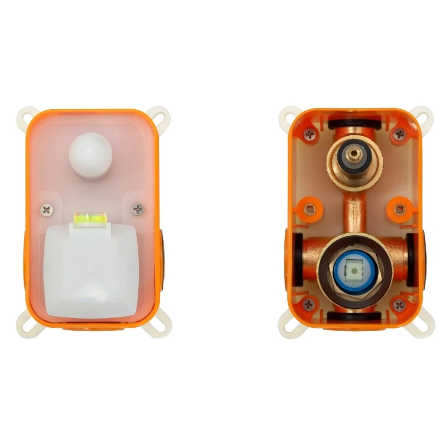 REA-P6609 - LUNGO-suihkusarja termostaattisella sisäänrakennetulla sekoittajalla, harjattu kulta