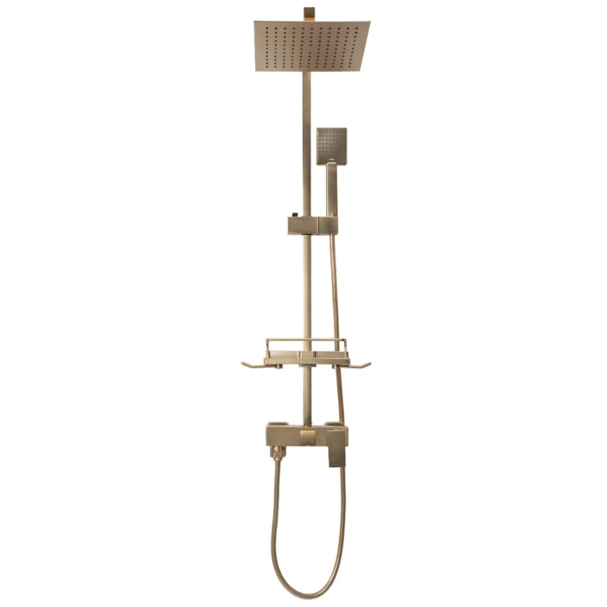 REA-P7050 - JACK-suihkusetti hanalla, harjattu kulta