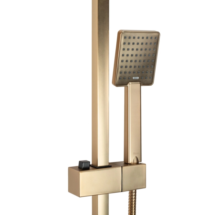 REA-P7050 - JACK-suihkusetti hanalla, harjattu kulta