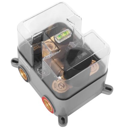 REA-P8551 - LUNGO-suihkusetti termostaattisella uppoasennetulla hanalla, harjattu kulta