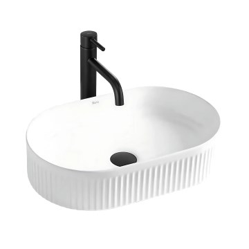 REA-U0603 - VANDA 31x49 cm pöytätason pesuallas, keraaminen/kiiltävän valkoinen