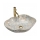 REA-U0620 - Tason päälle asennettava PEARL-pesuallas 38x50,5 cm keramiikka/harmaa/beige/kivijäljitelmä