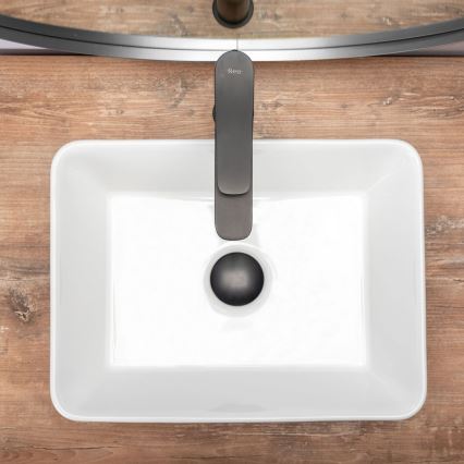 REA-U0952 - Tason päälle asennettava pesuallas ANITA MINI 31x41 cm keramiikka/kiiltävä valkoinen